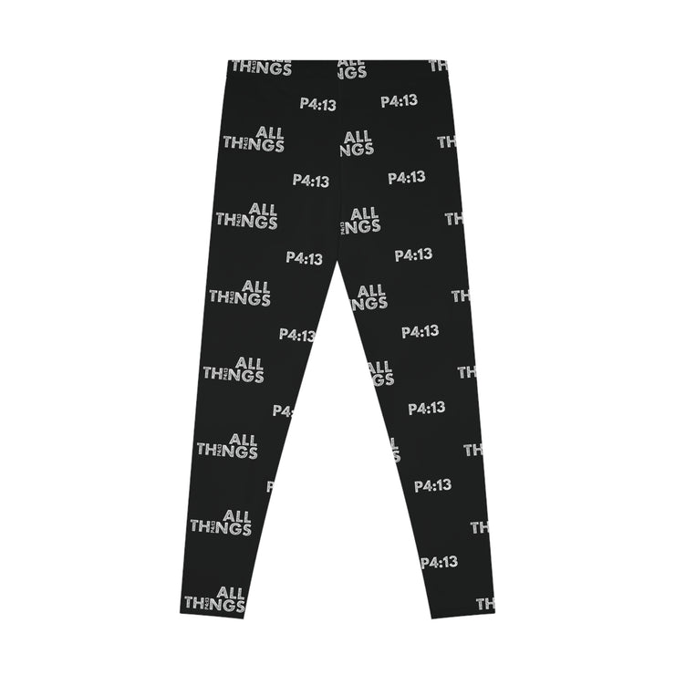 ALLTHINGS "Be Born Again" Stretchy Leggings
