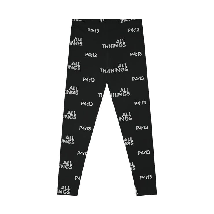 ALLTHINGS "Be Born Again" Stretchy Leggings
