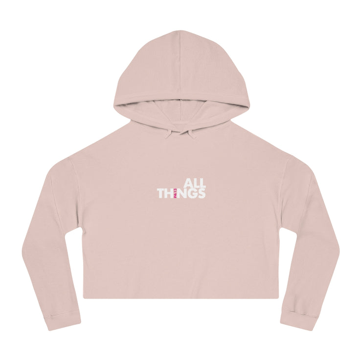 ALLTHINGS Women’s Cropped Hooded Sweatshirt